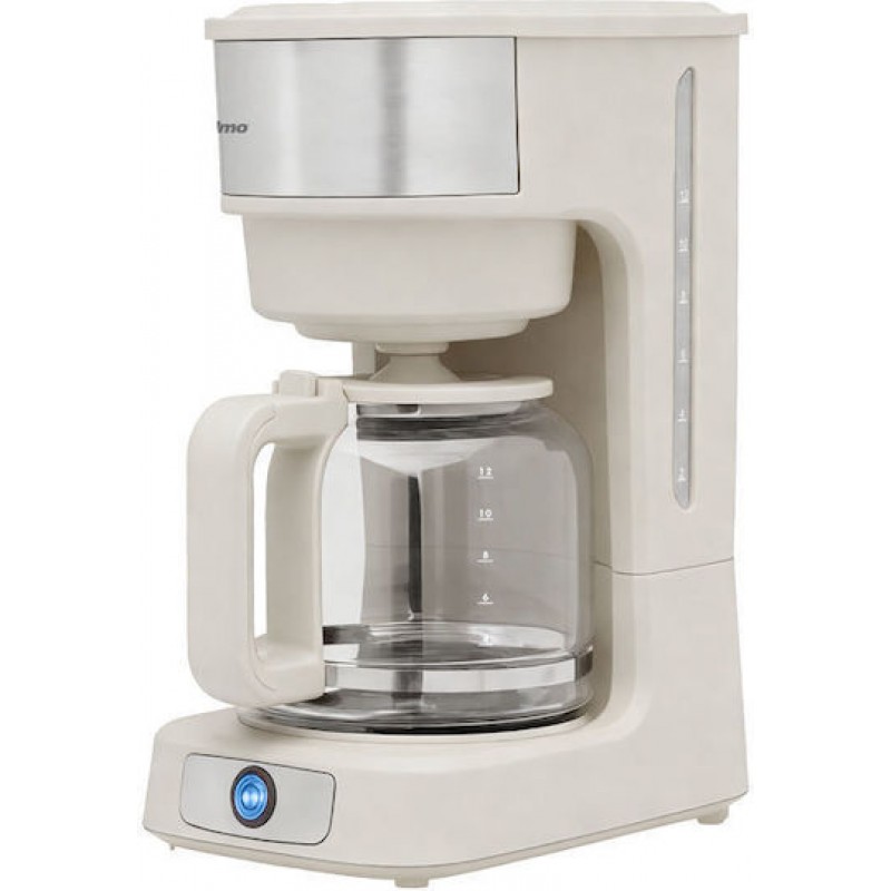 Primo  PRCM-40580 Καφετιέρα φίλτρου Memories 1.5L 12φλ Ιβουαρ-Inox (400580)